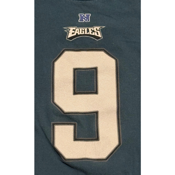 2014 Nick Foles #9 Philadelphia Eagles NFL Team Apparel T-Shirt Men’s Large - Picture 9 of 10